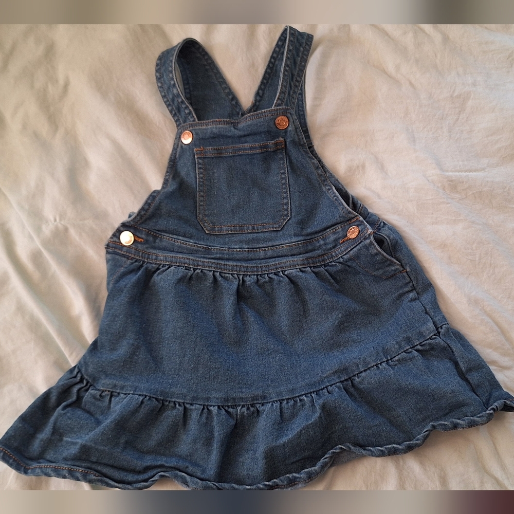Denim Kids Overall Dress